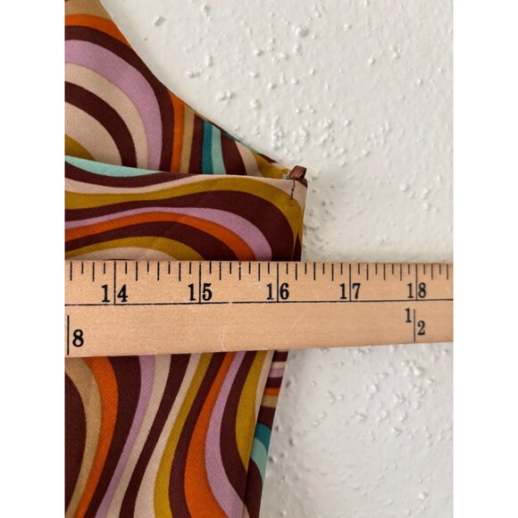 Milk & Honey Psychedelic Wavy Print Cami Top Retro Y2K - Picture 8 of 11